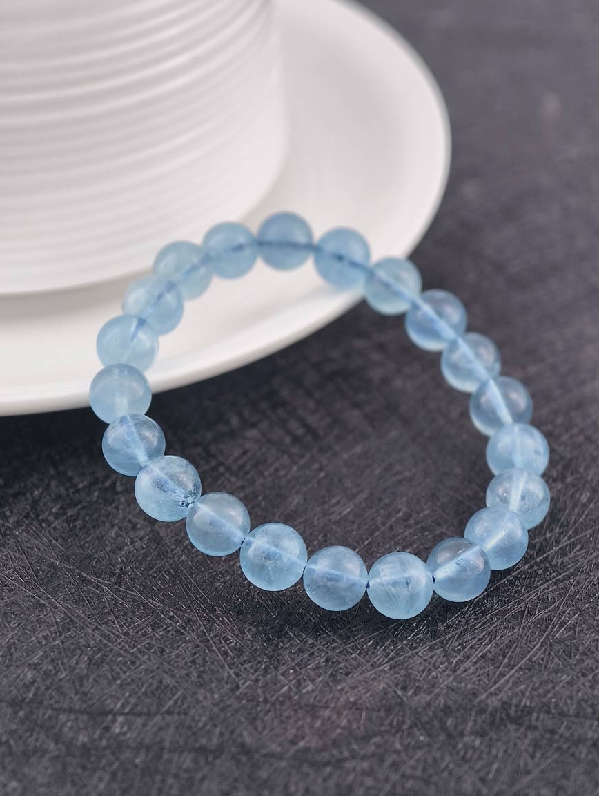 High Quality Natural Aquamarine Energy Bracelet image