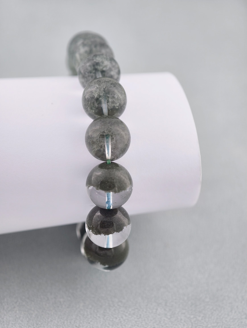 Natural Green Phantom Treasure Basin Bracelet image