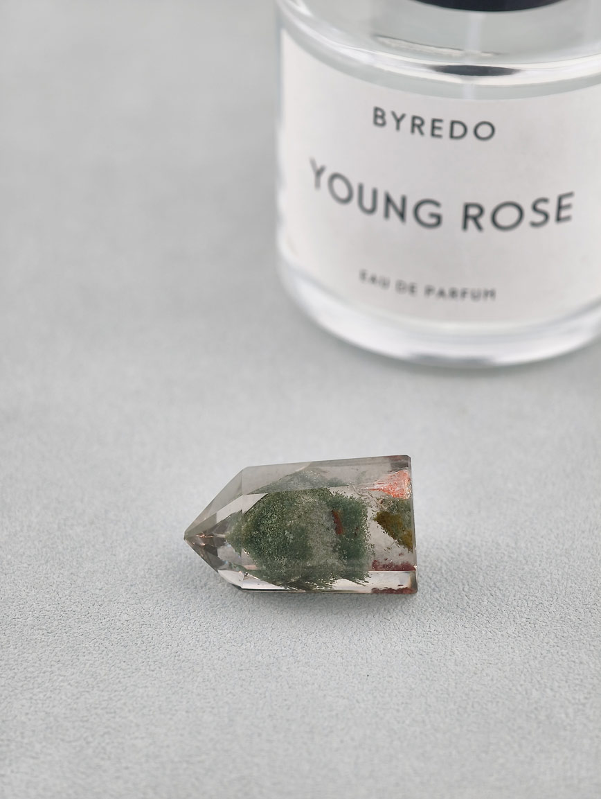 Natural Green Phantom Pyramid Ornament image