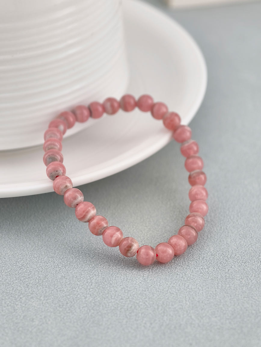 Natural Rhodochrosite Energy Bracelet image