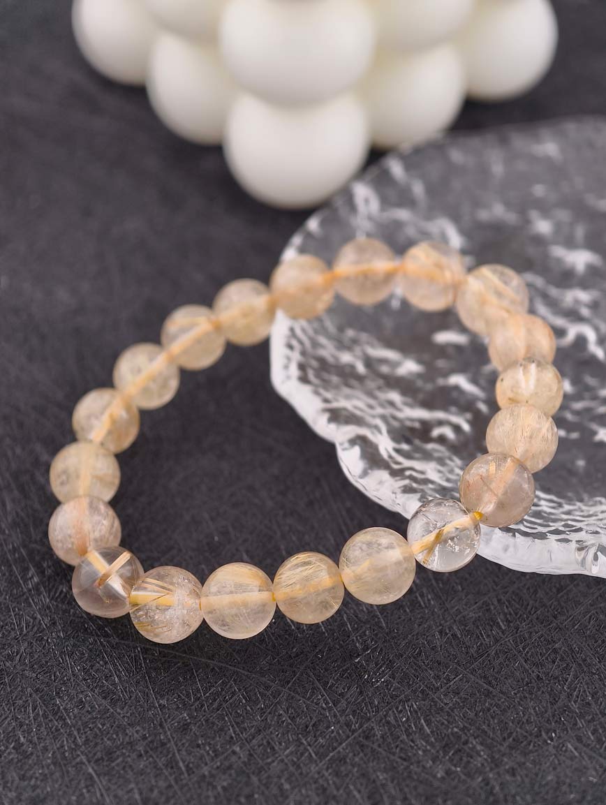 Natural Rutilated Quartz Bracelet image