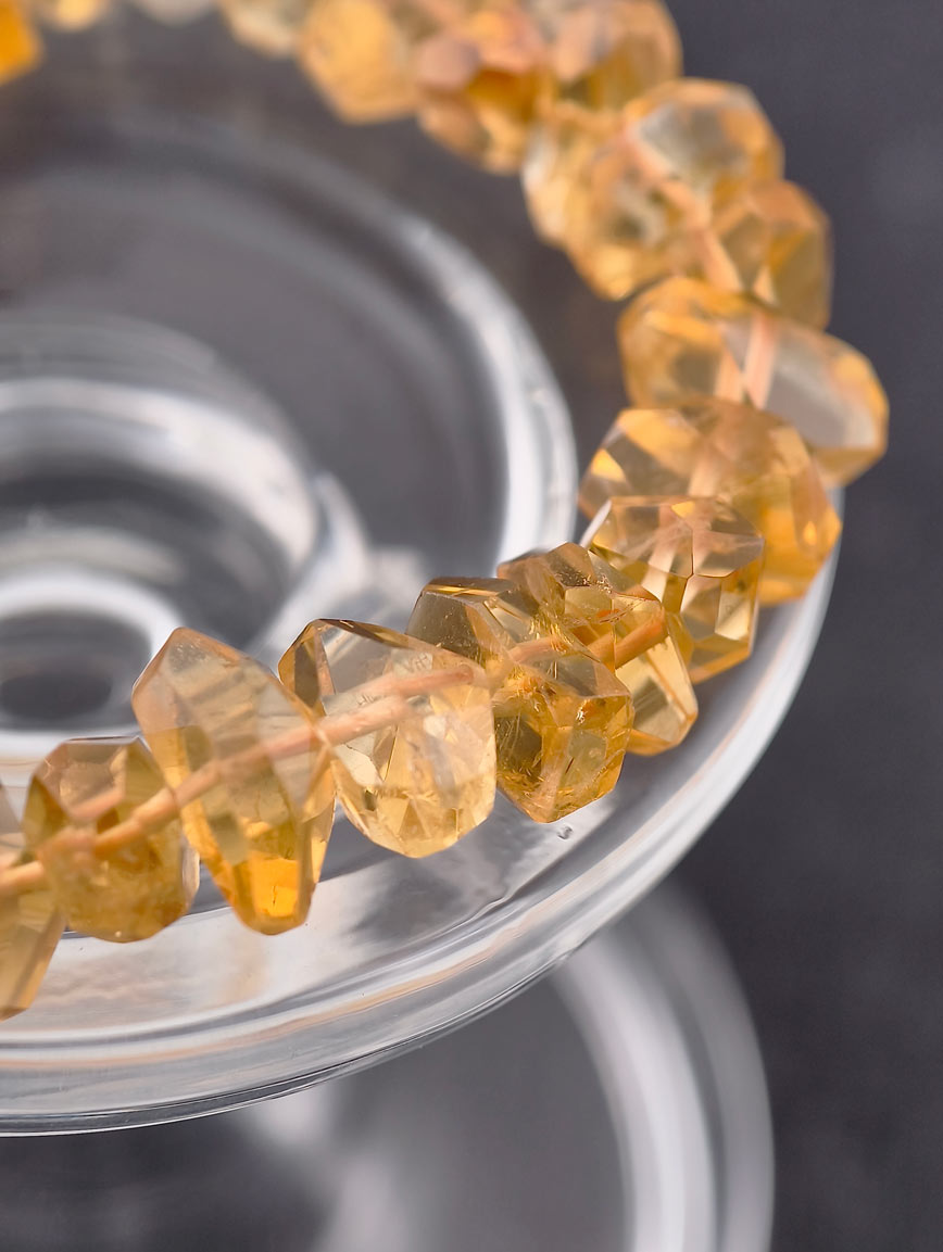 Natural Irregular Citrine Bracelet image