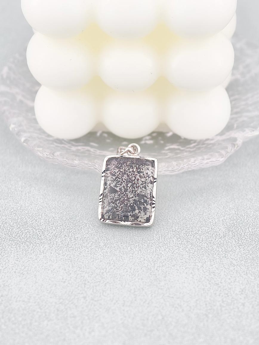 Natural Black Super Seven Pendant image