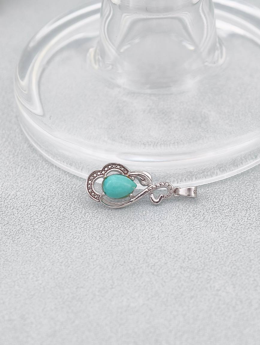 Natural Turquoise Exquisite Style Pendant image