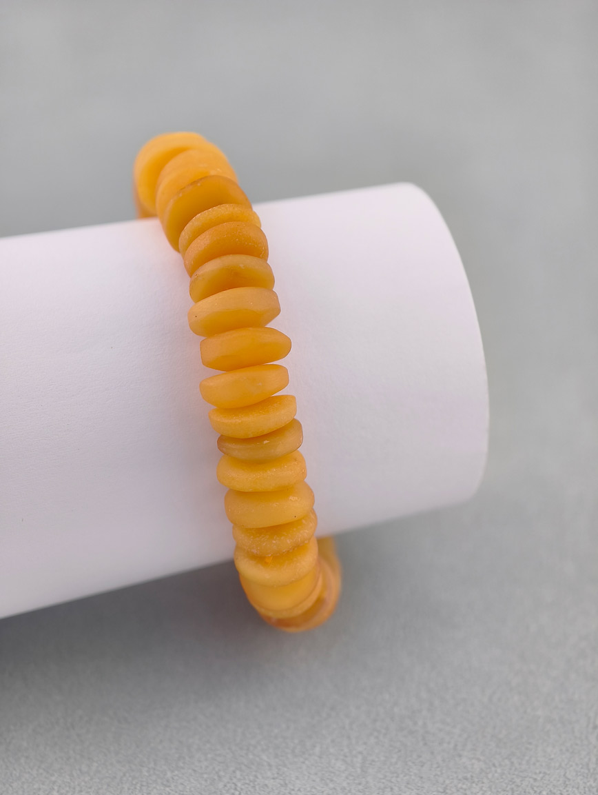 Natural Irregular Beeswax Bracelet image