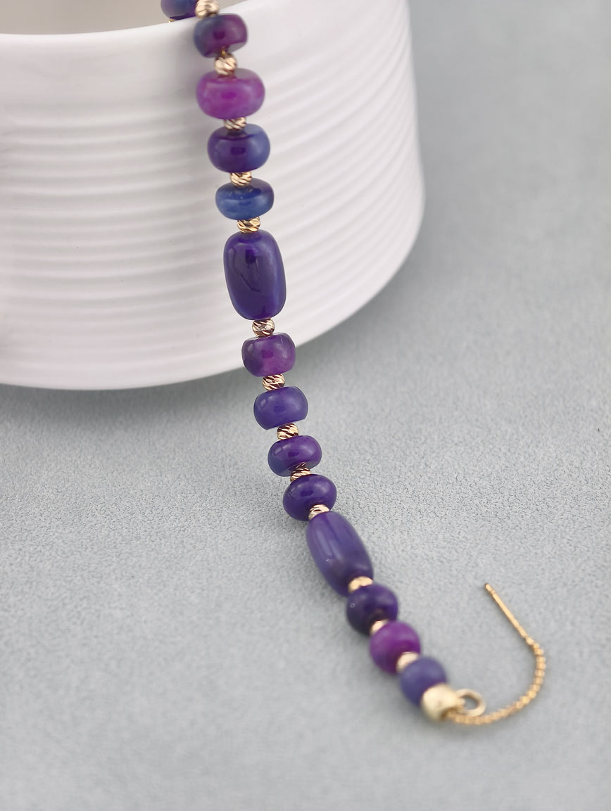 Collectible Natural Sugilite Exclusive Design Bracelet image