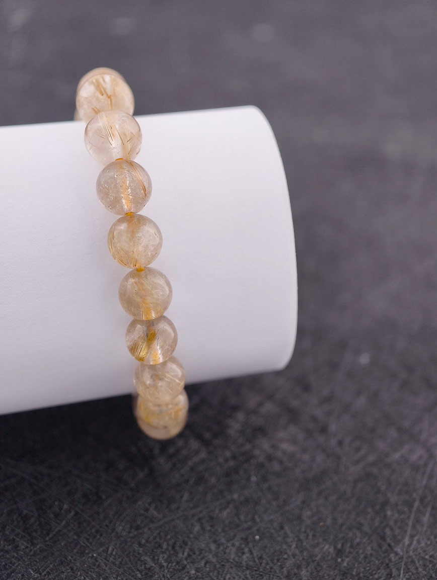 Natural Rutilated Quartz Bracelet image