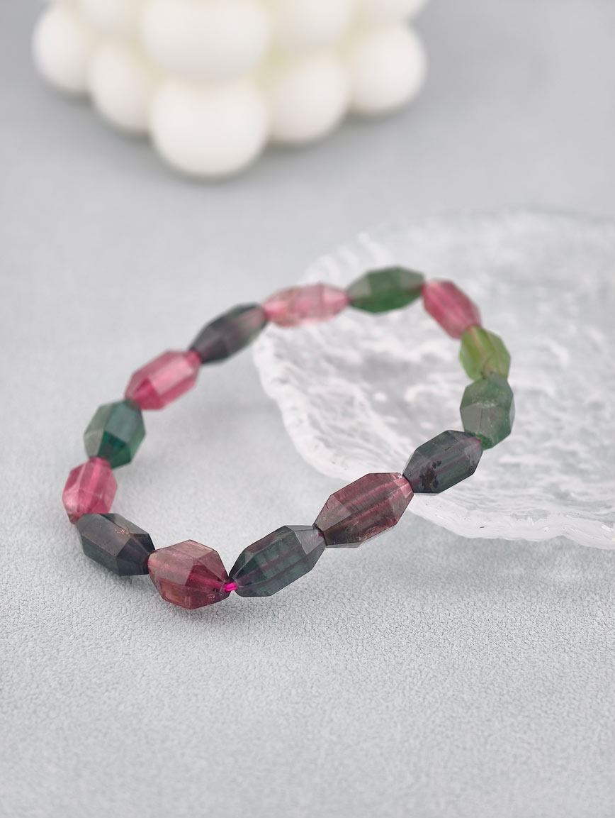Collectible Brazilian Old Mine Tourmaline Bracelet image