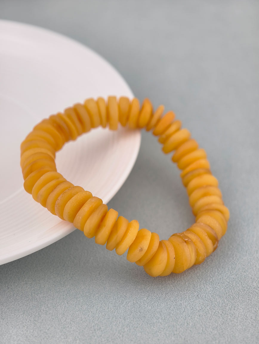 Natural Irregular Beeswax Bracelet image