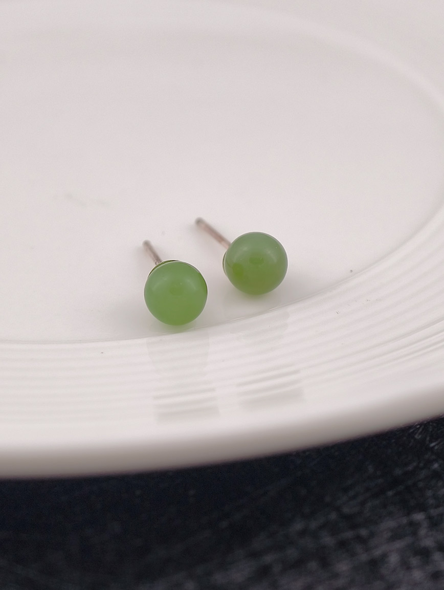 Natural Jasper Sterling Silver Earrings image