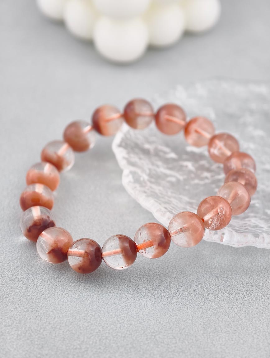 Natural Red Rabbit Fur Energy Bracelet image