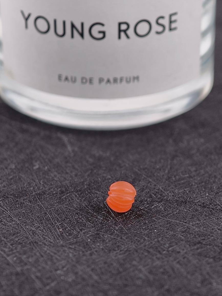 Natural South Red Agate Pumpkin Bead DIY Accessory image