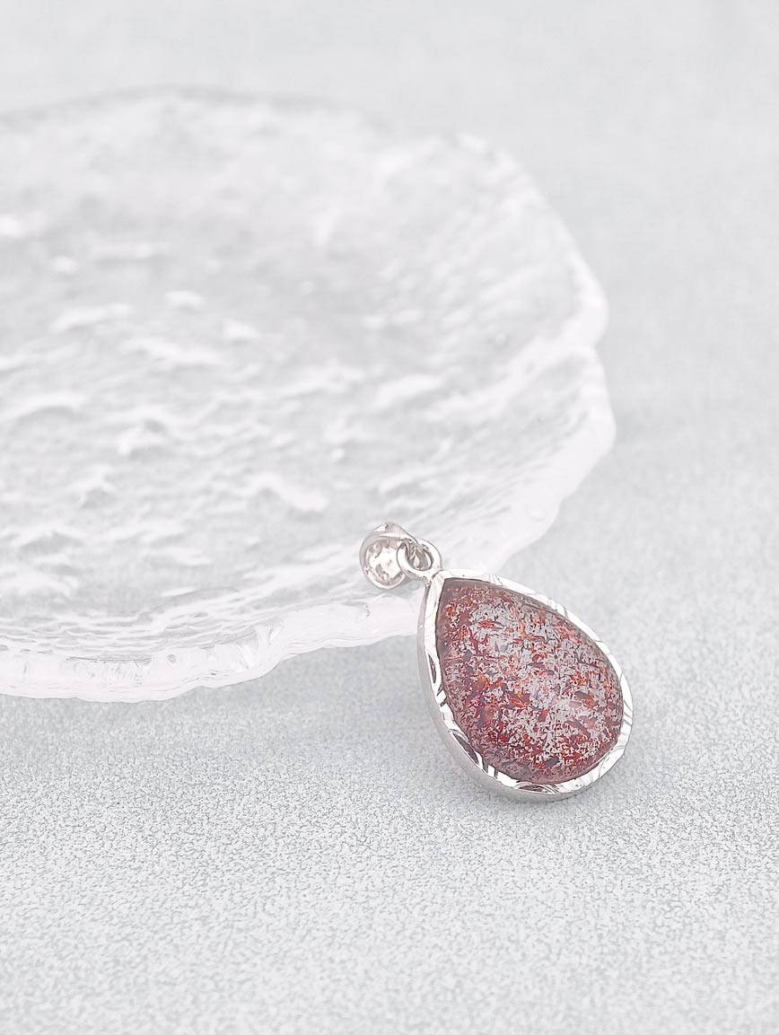 Natural Red Super Seven Sterling Silver Pendant image