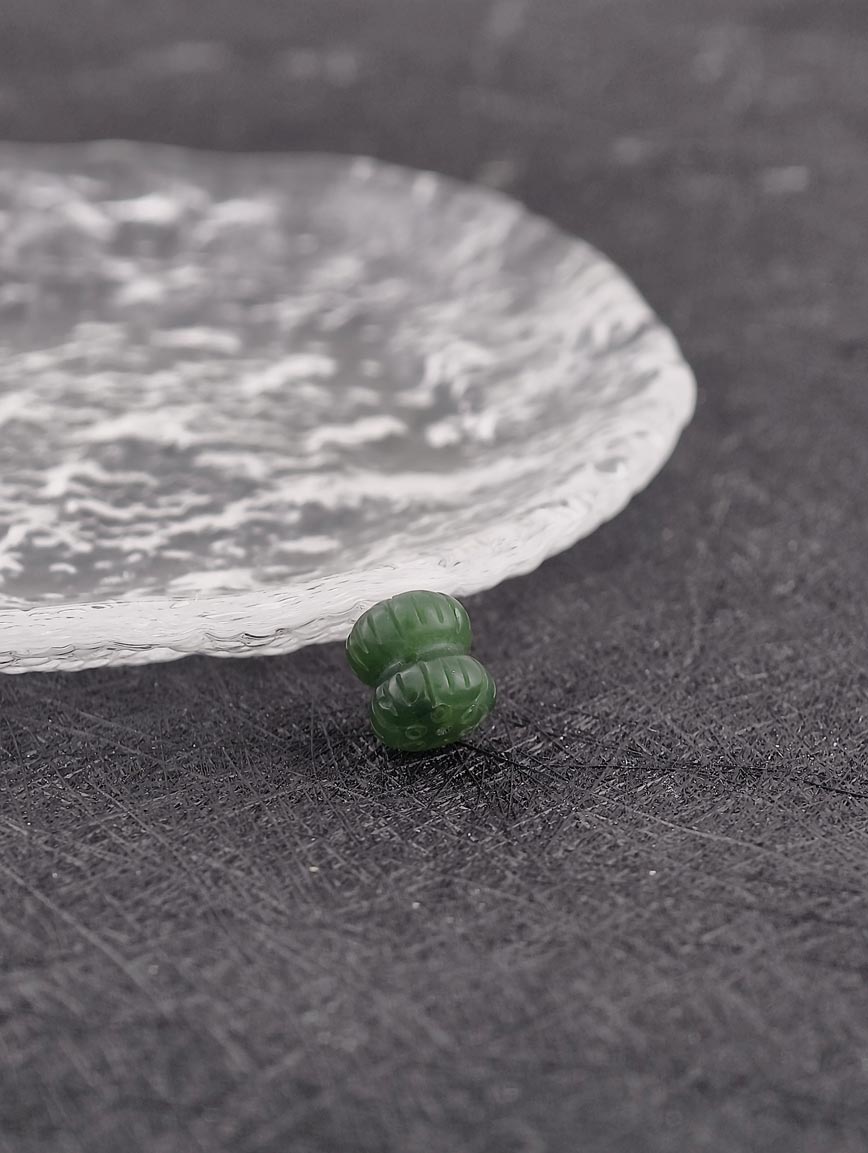 Jasper Ruyi Double Lotus Handmade Bead DIY Accessory image