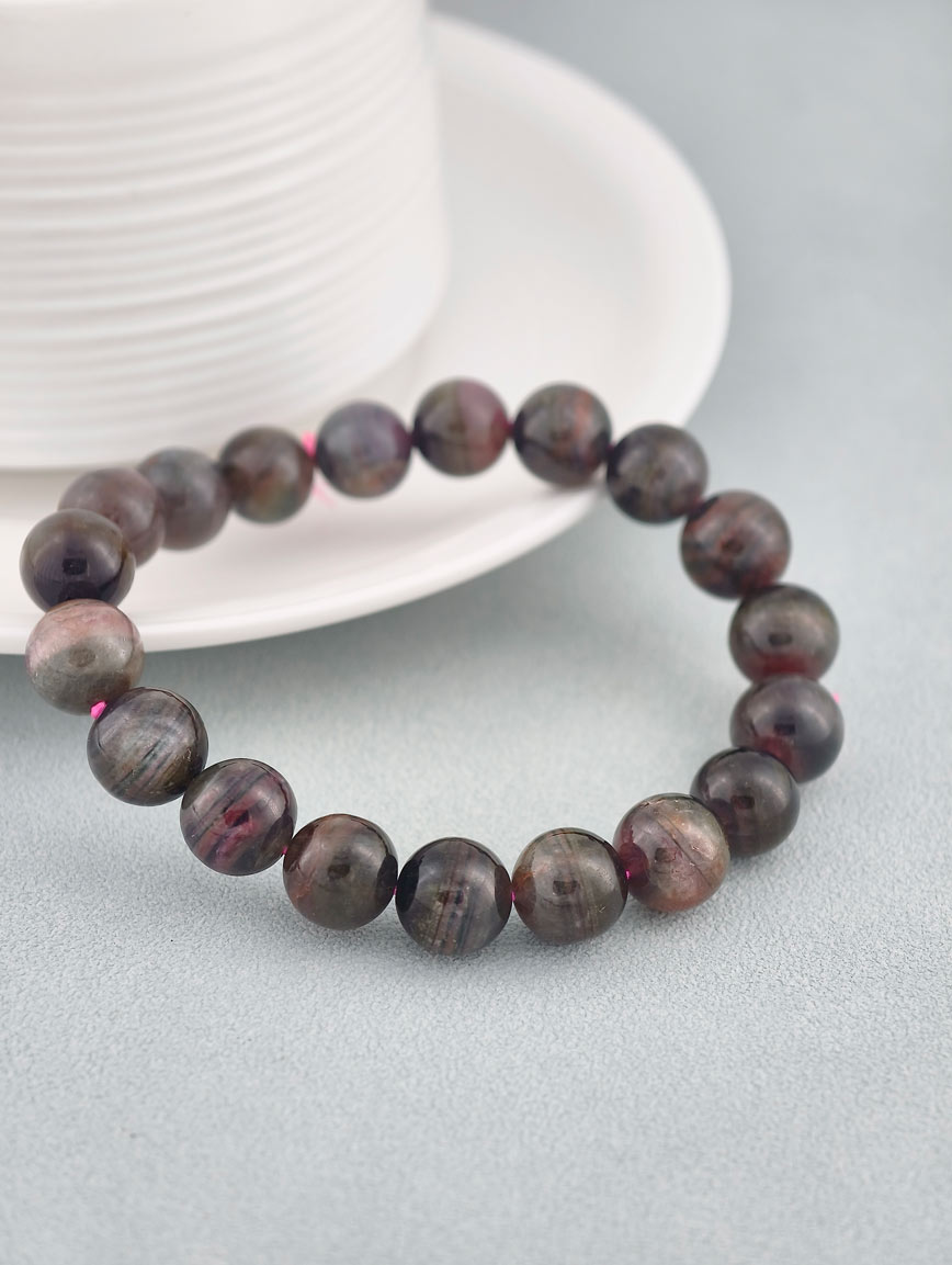 Natural Layered Watermelon Tourmaline Bracelet image