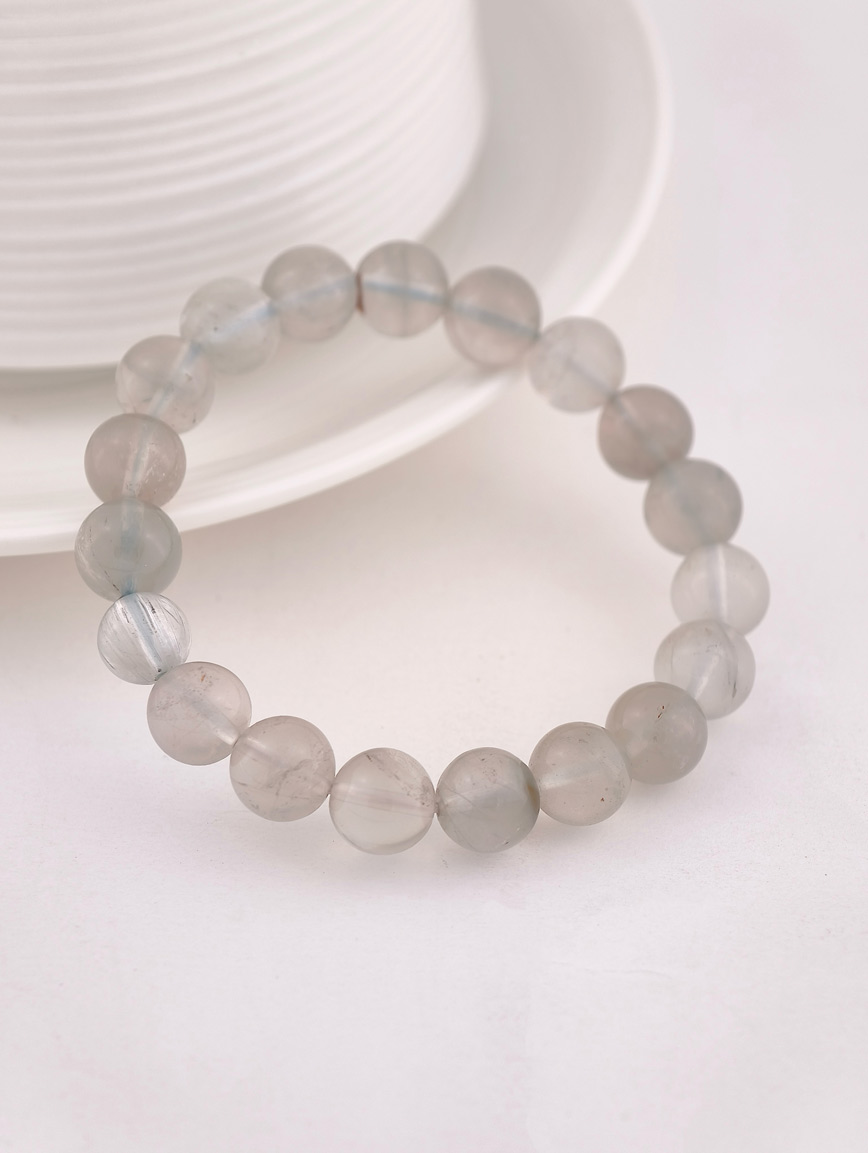 Natural Silver Rabbit Fur Bracelet image