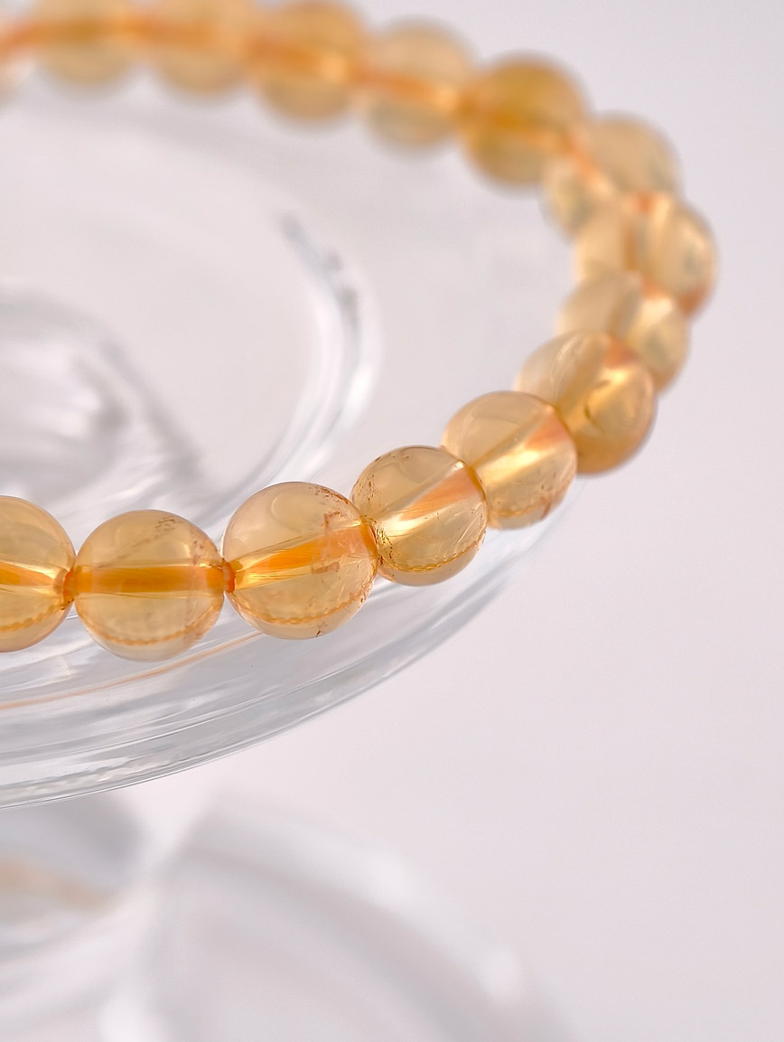 Natural Citrine Bracelet 9 mm image
