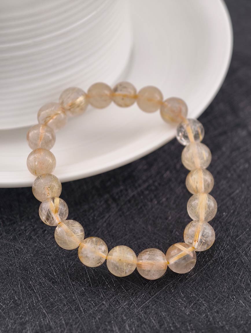 Natural Rutilated Quartz Bracelet image