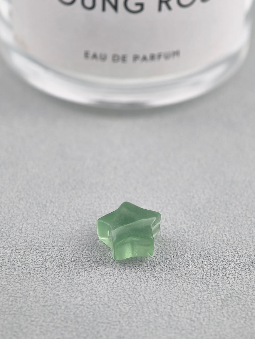 Natural Colored Fluorite Star DIY Accessory image