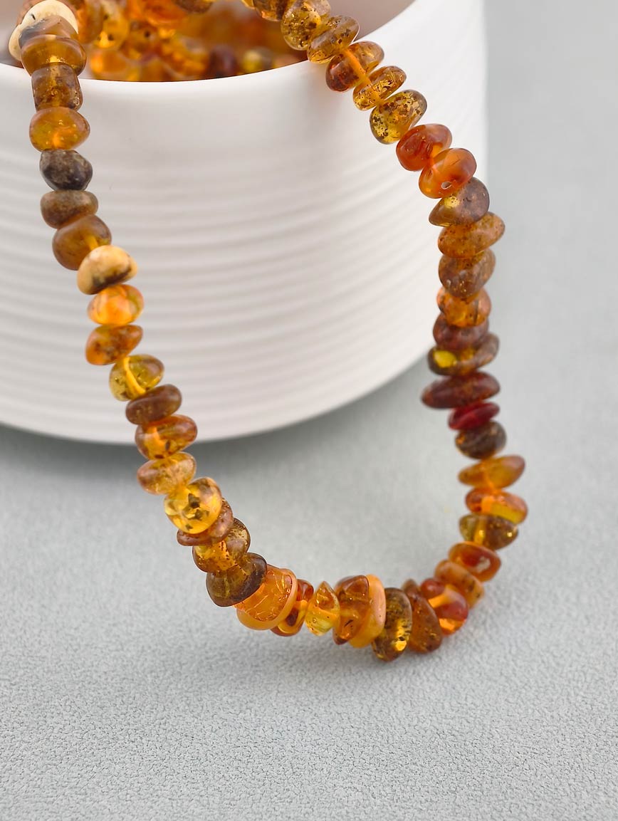 Natural Gradient Amber Necklace image