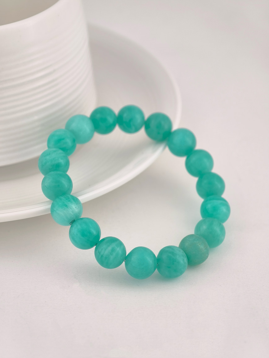 Natural Amazonite Bracelet 12 mm image