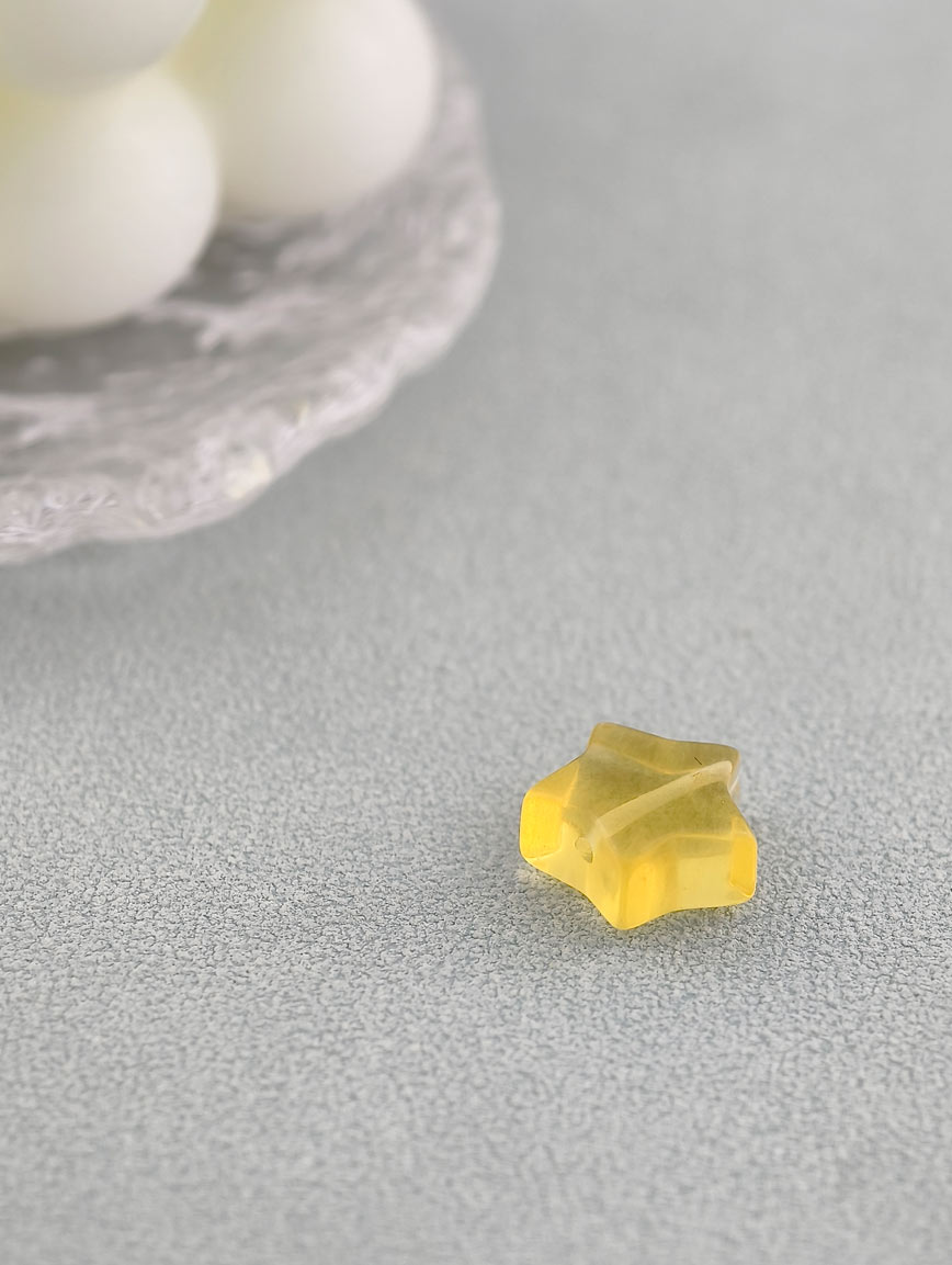 Natural Colored Fluorite Star DIY Accessory image