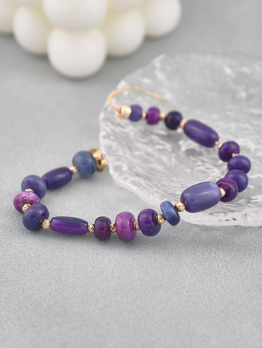 Collectible Natural Sugilite Exclusive Design Bracelet image