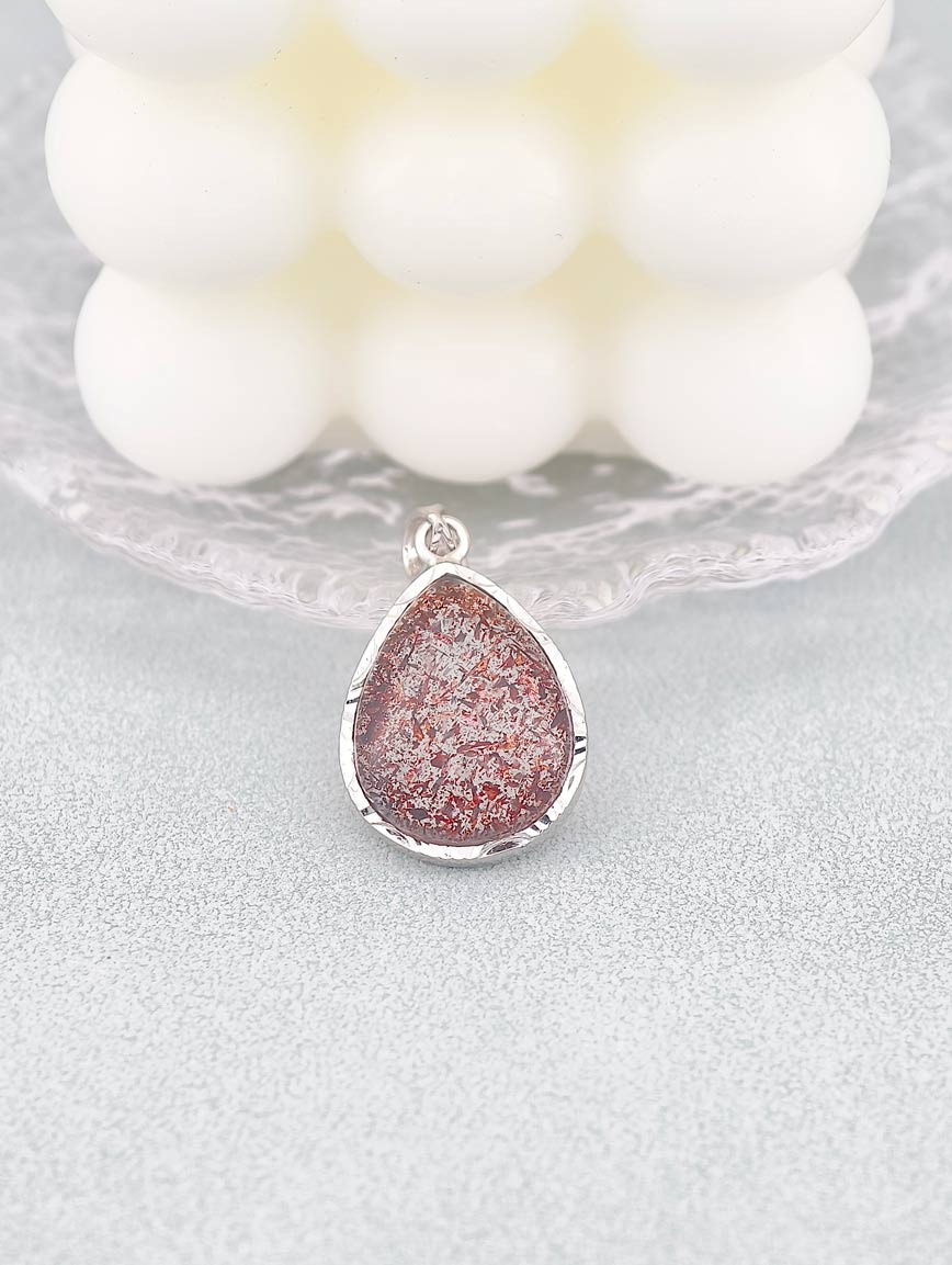 Natural Red Super Seven Sterling Silver Pendant image