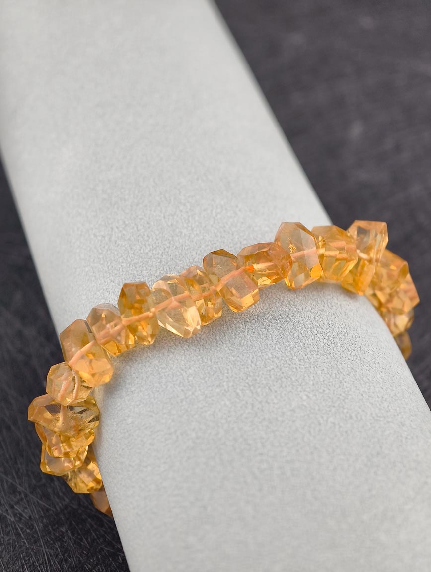 Natural Irregular Citrine Bracelet image