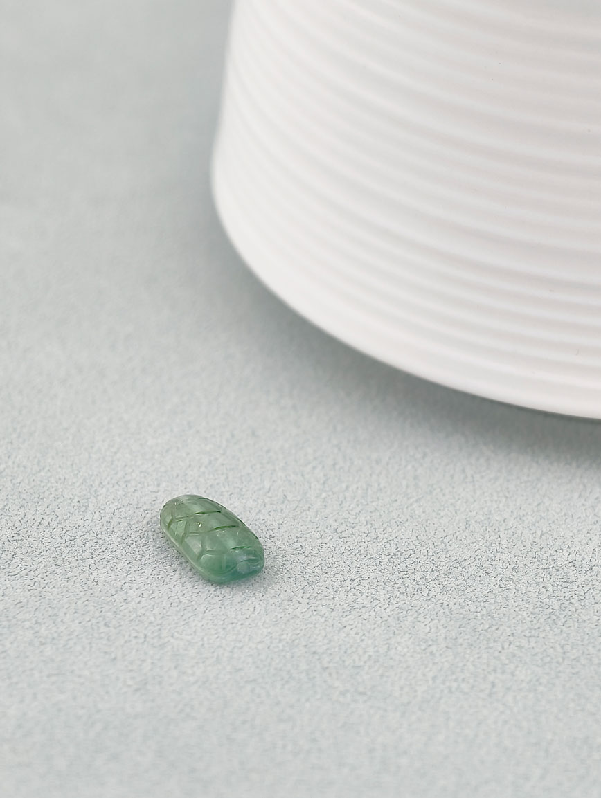 Natural Three Colors of Tourmaline Tortoise Shell DIY Accessory image