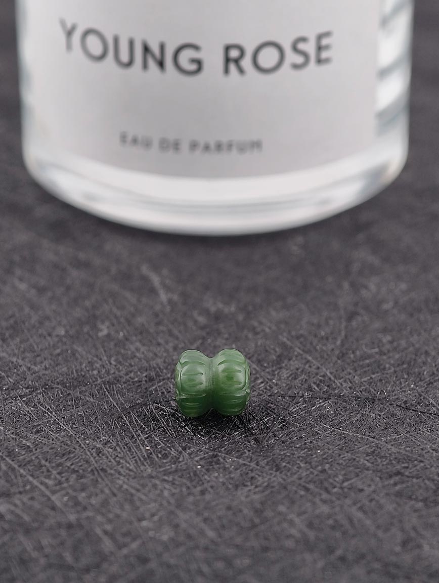 Jasper Ruyi Double Lotus Handmade Bead DIY Accessory image