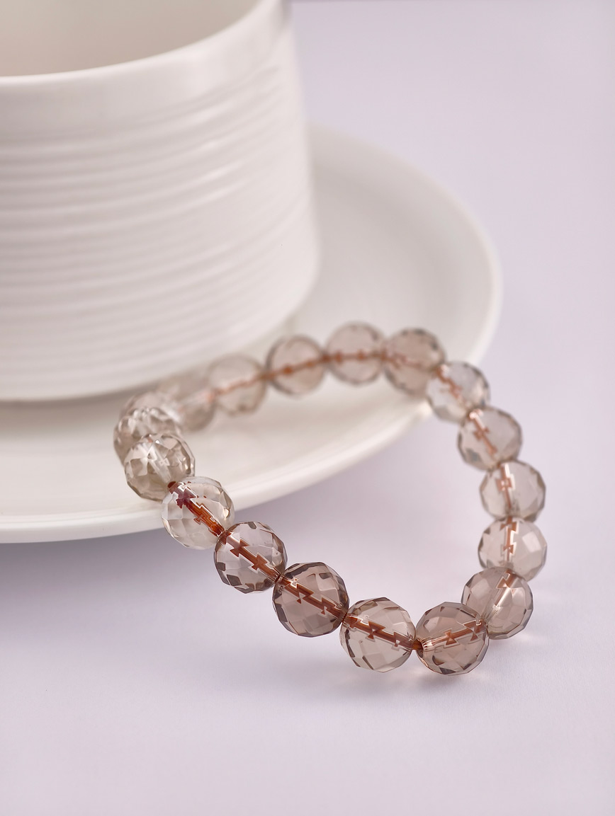 Natural Smoky Quartz Energy Bracelet image