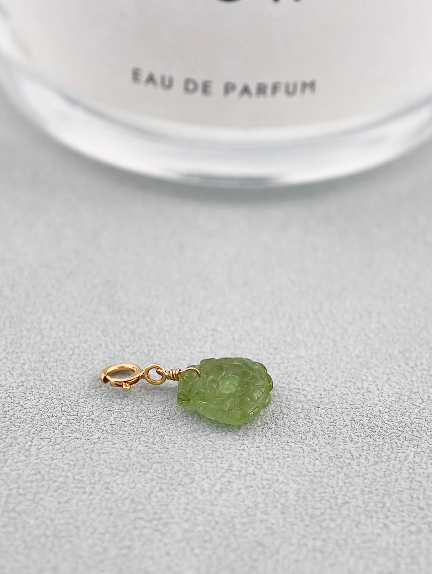 Natural Tourmaline Lucky Dragon Fish DIY Accessory image