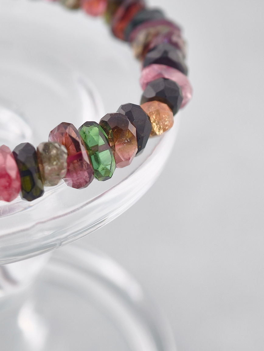 Natural Brazilian Old Mine Tourmaline Bracelet image