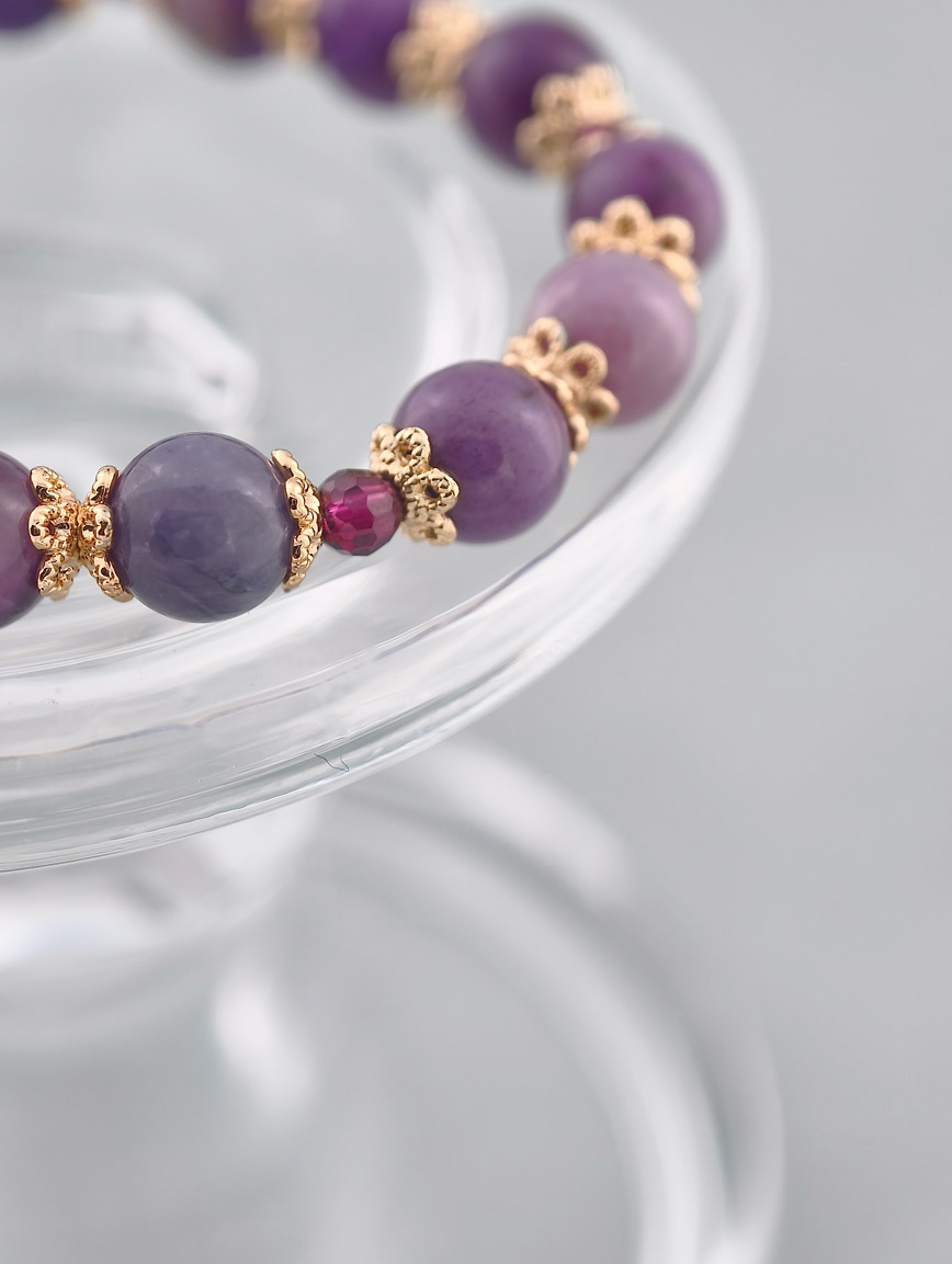 Natural Sugilite Delicate Style Bracelet image