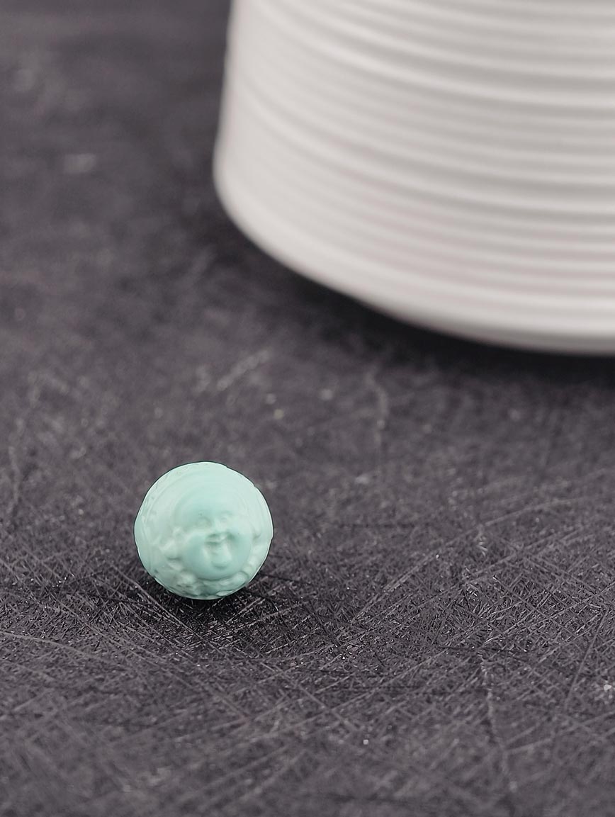 Natural Turquoise God of Wealth DIY Accessory image