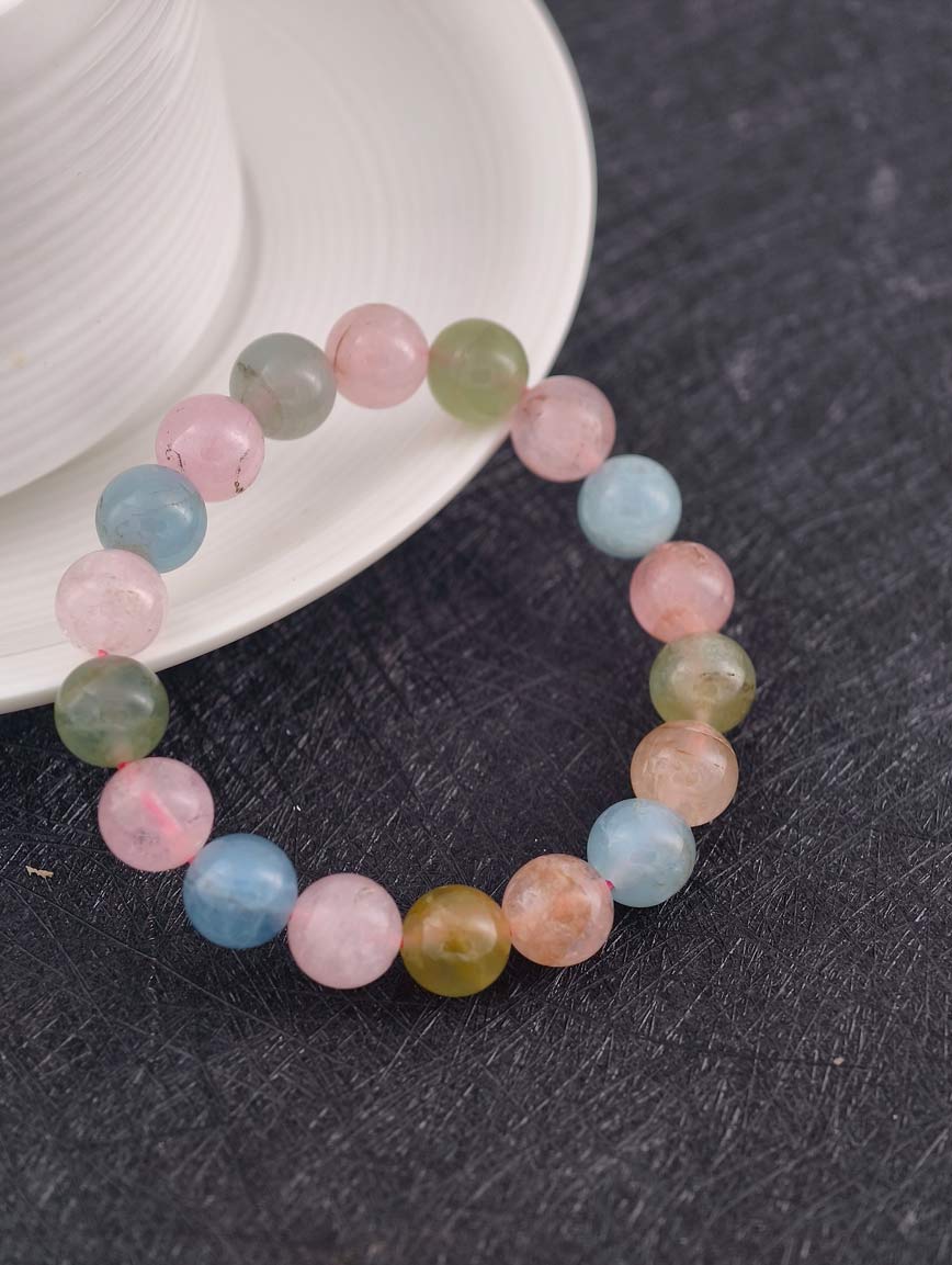 Natural Morganite Simple Style Bracelet image