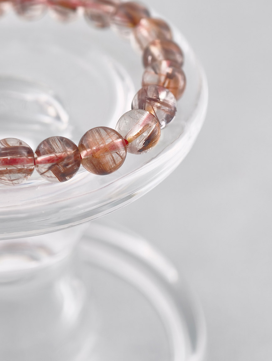 High Quality Copper Rutilated Quartz Energy Bracelet image