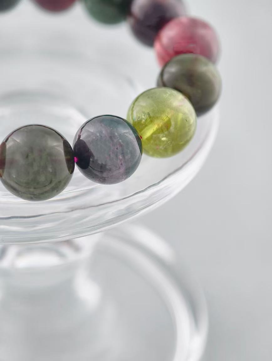 Collectible Rainbow Tourmaline Energy Bracelet image