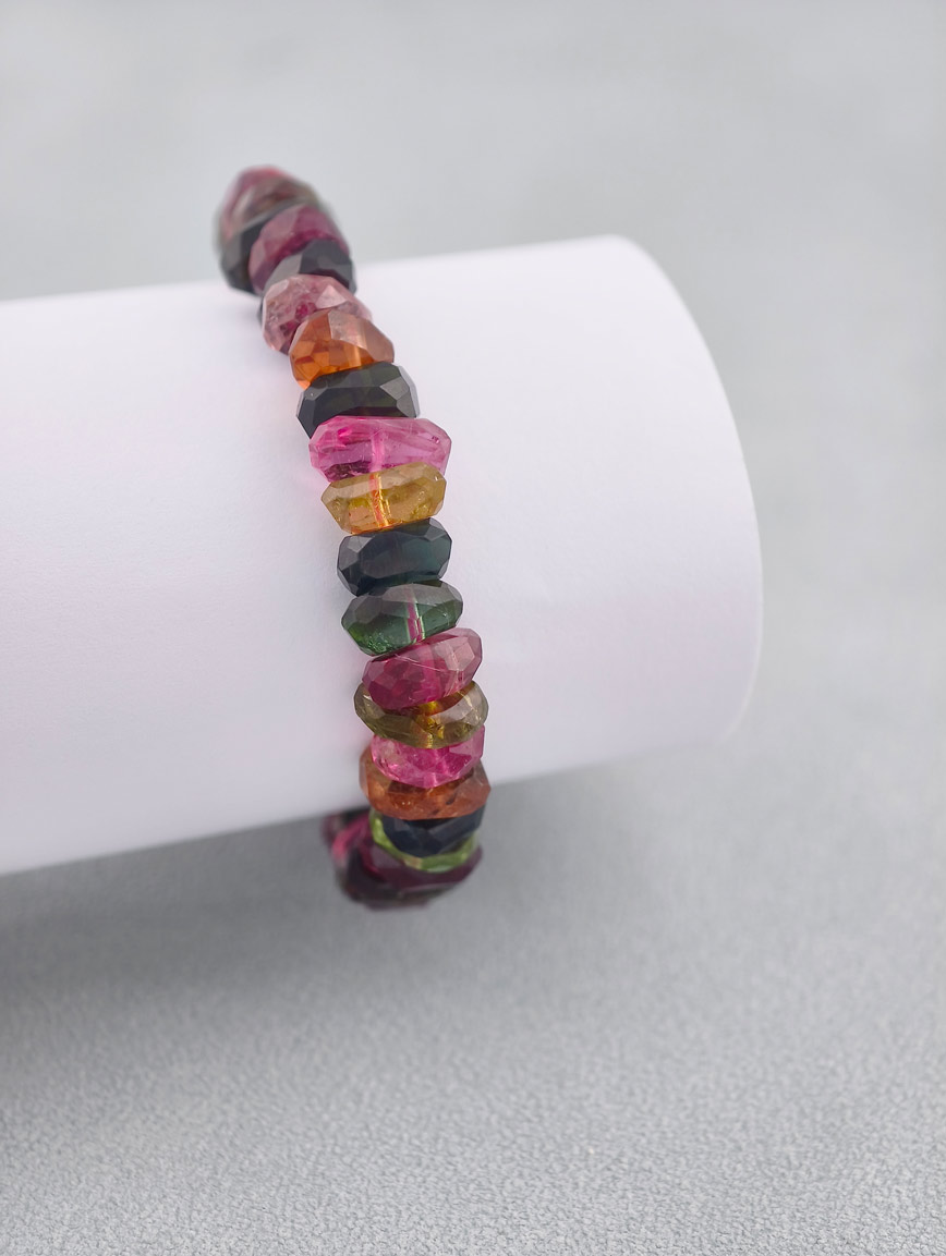 Natural Brazilian Old Mine Tourmaline Bracelet image