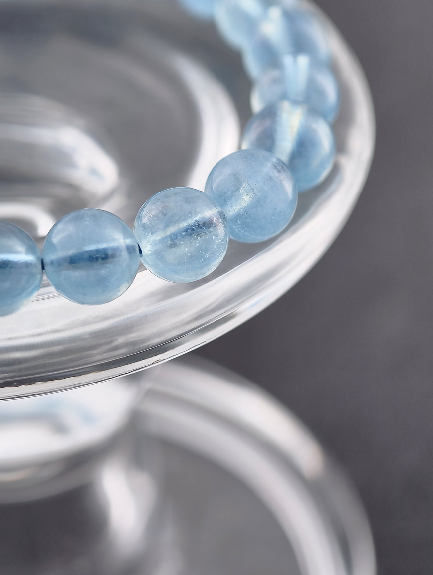High Quality Natural Aquamarine Energy Bracelet image