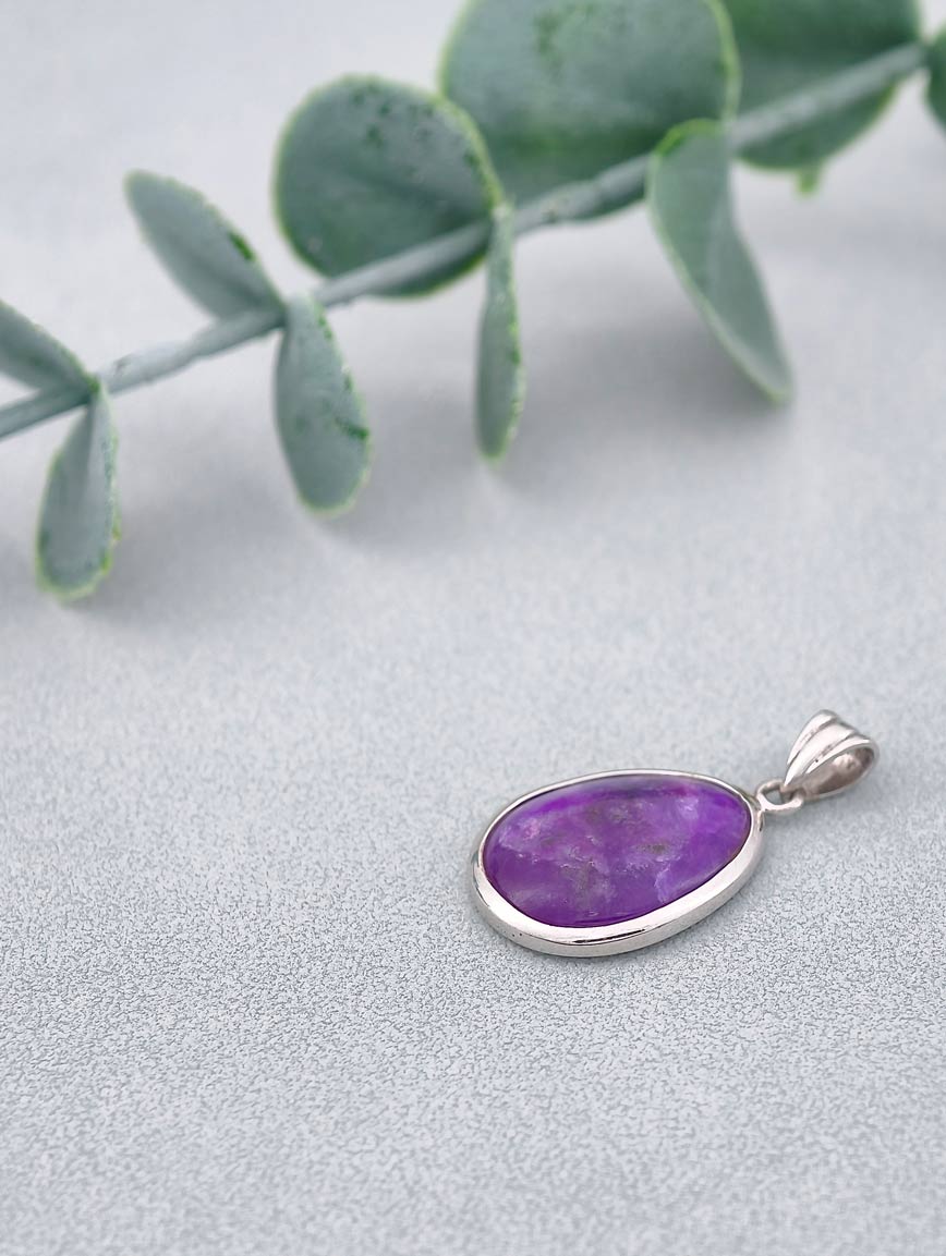 Natural Sugilite Pendant image