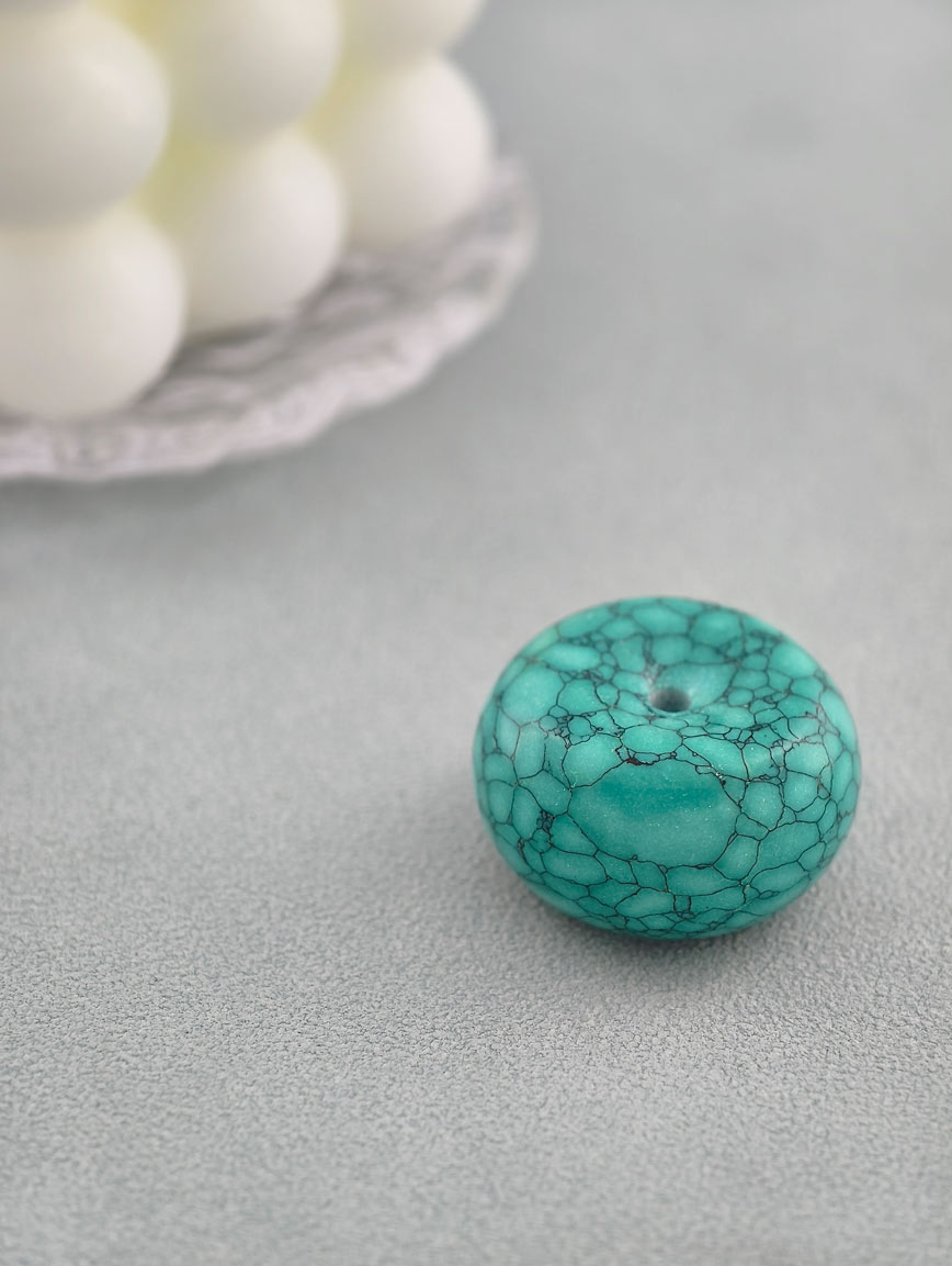 Natural Turquoise Peace Buckle DIY Accessory image