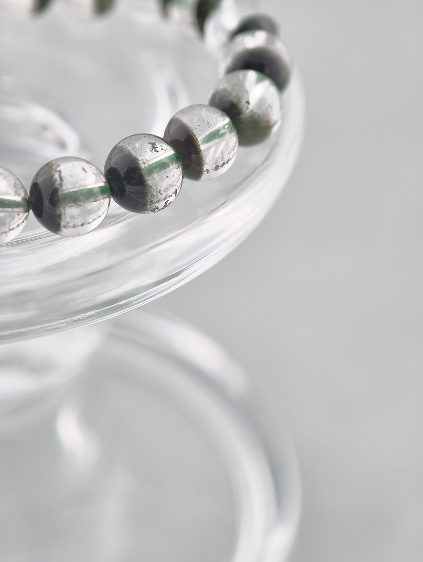 Natural Brazilian Green Phantom Bracelet image