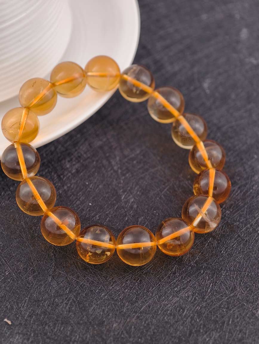 Natural Citrine Simple Style Bracelet image