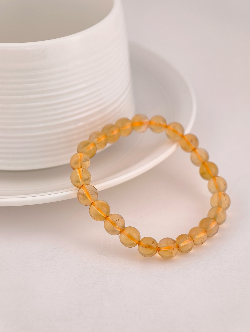 Natural Citrine Bracelet 9 mm image
