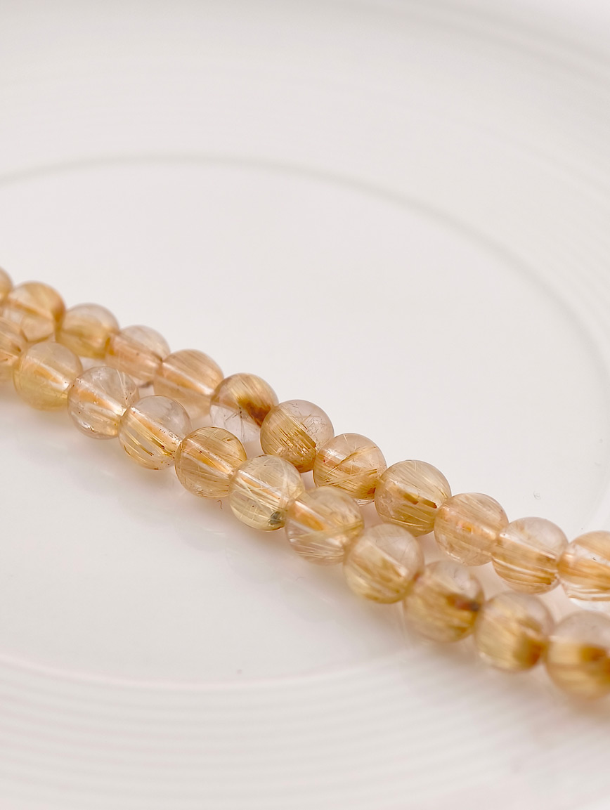 Natural Cat's Eye Rutilated Quartz Necklace image