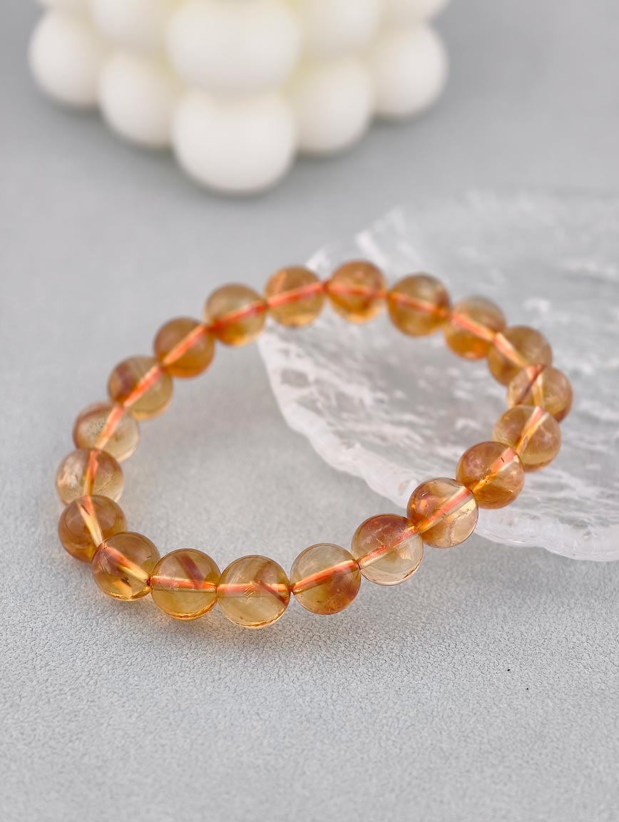 Natural Brazilian Old Mine Citrine Bracelet image