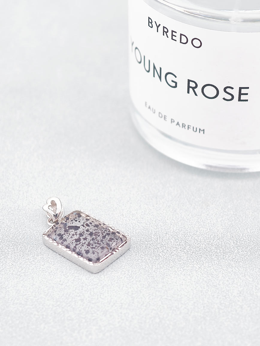 Natural Black Super Seven Sterling Silver Pendant image