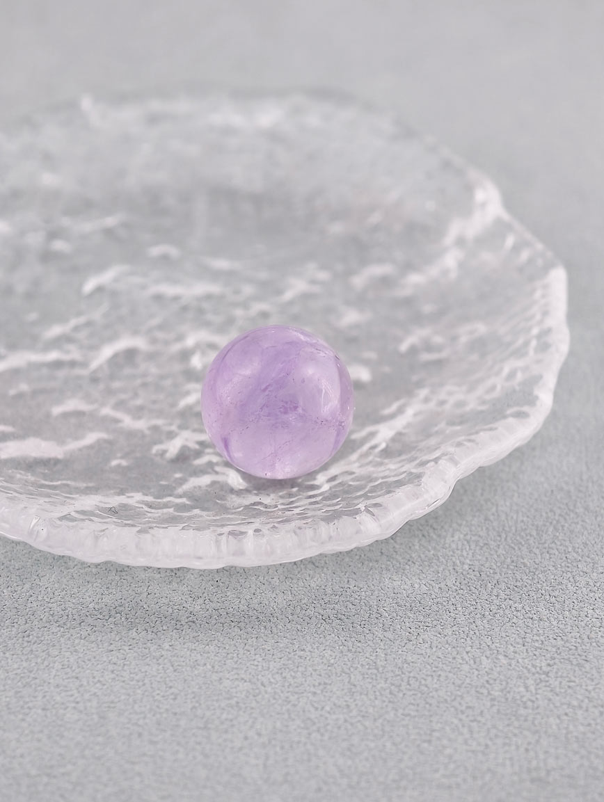 Natural Amethyst Ball Ornament image